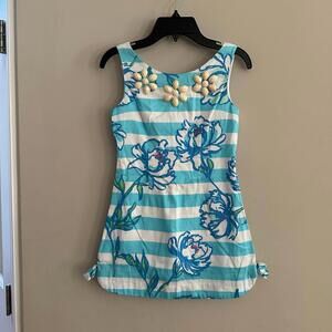 Lilly Pulitzer Beaded‎ Shift Dress 8